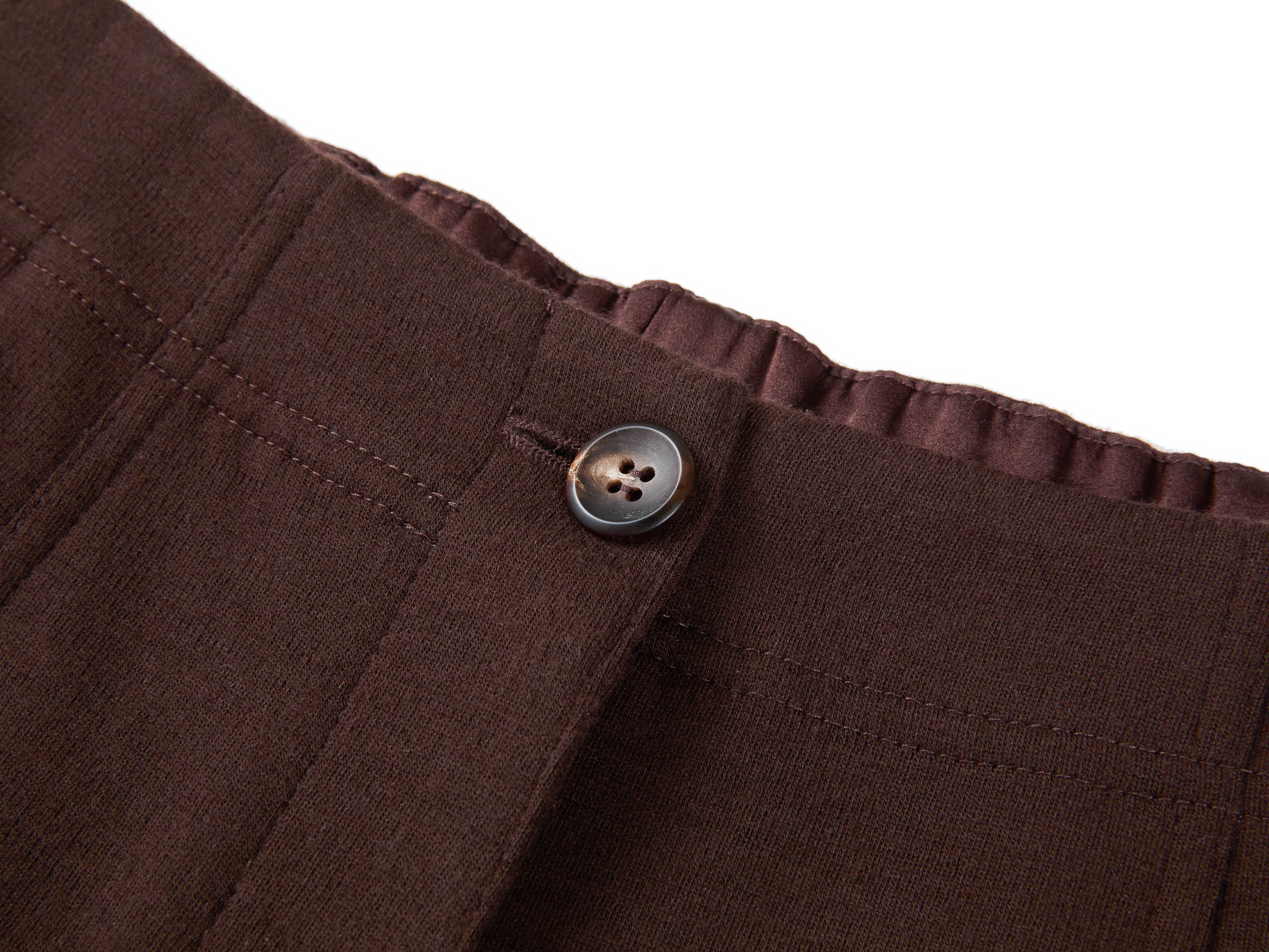 YAYING Golden Wool Straight-Leg Pants
