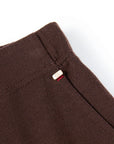 YAYING Golden Wool Straight-Leg Pants
