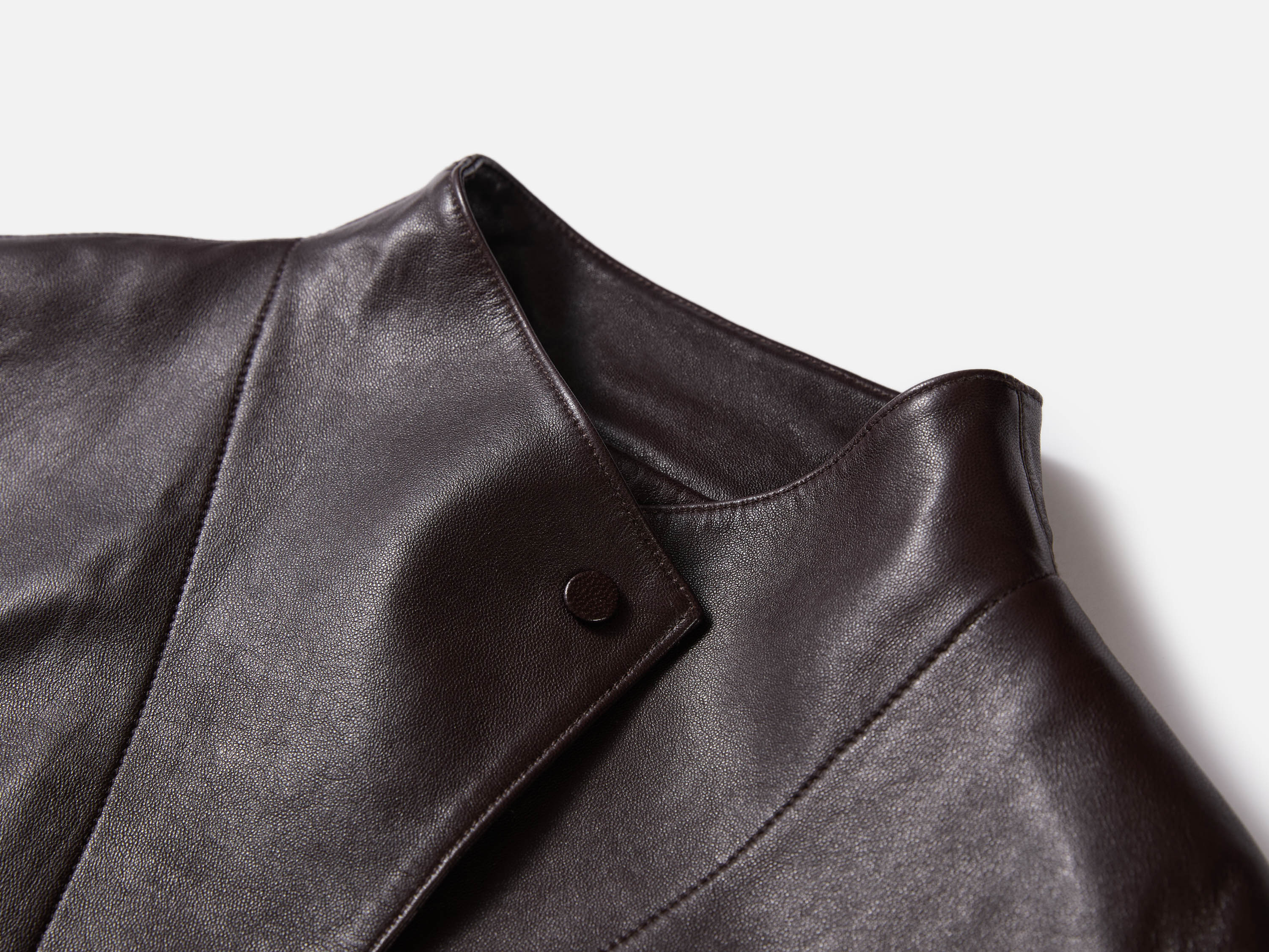 EP YAYING Sleek Modern Fitted Leather Jacket