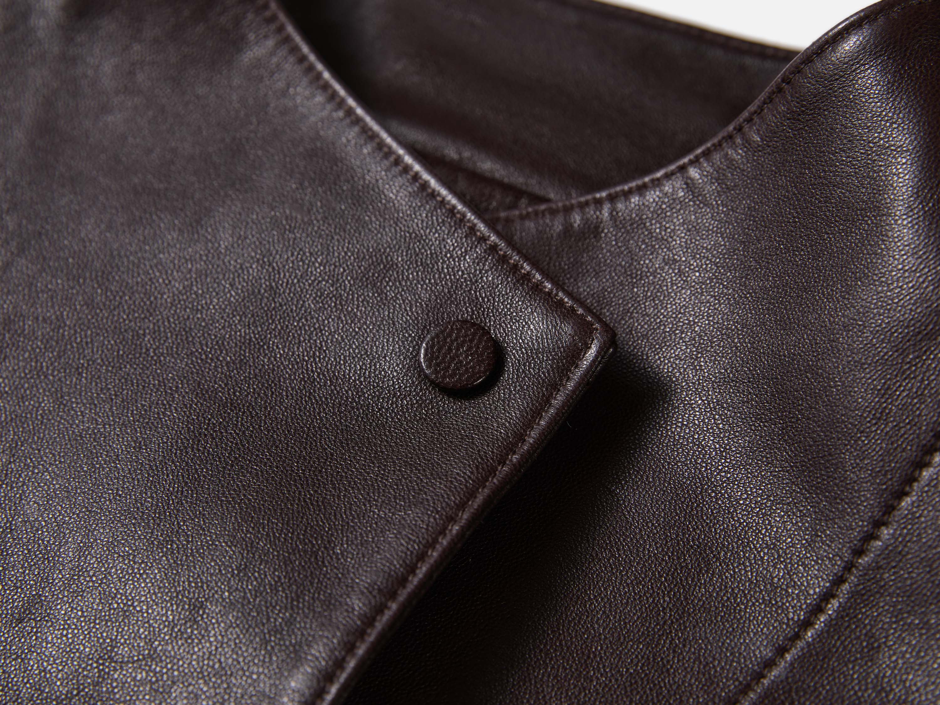EP YAYING Sleek Modern Fitted Leather Jacket