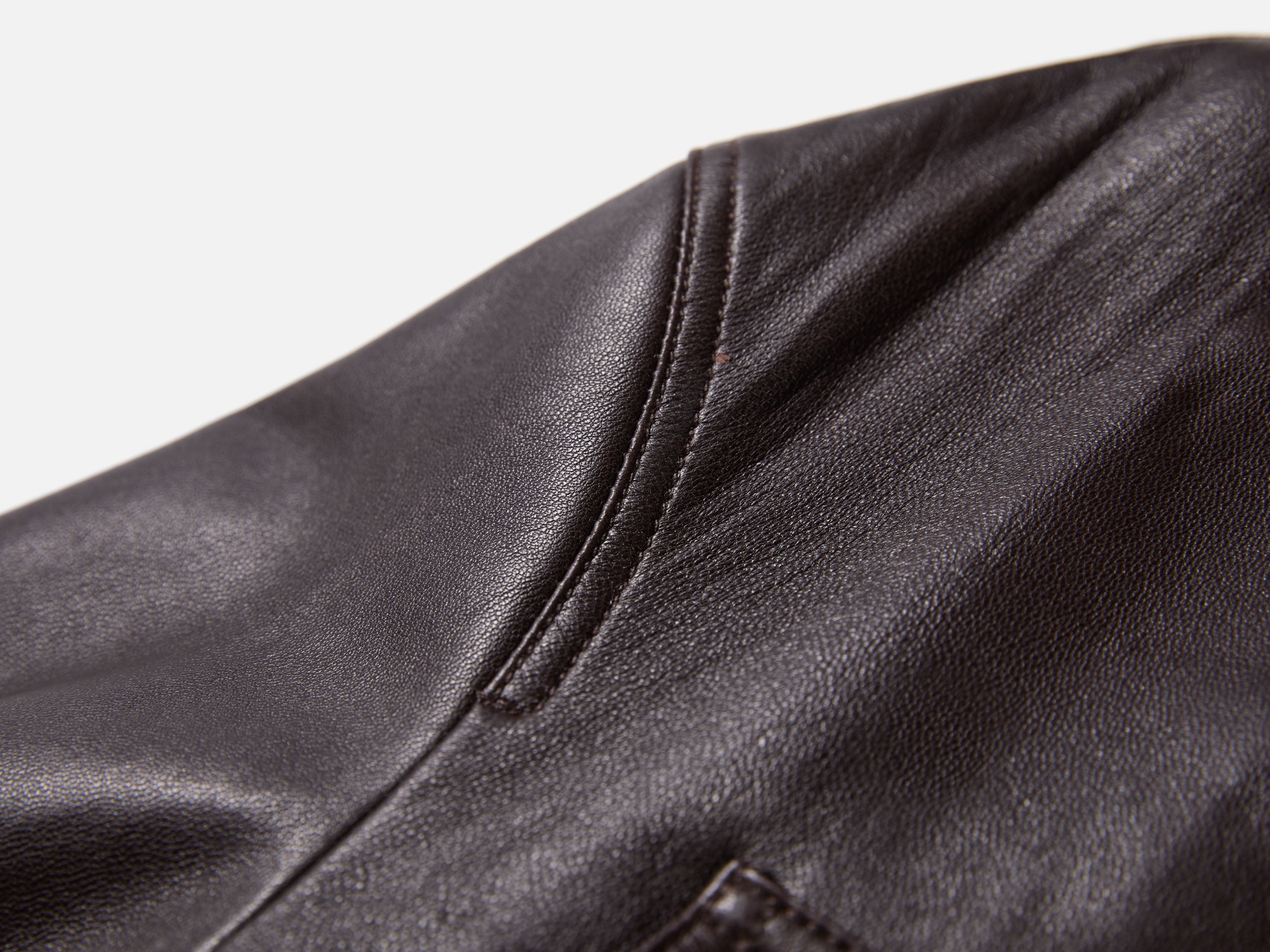 EP YAYING Sleek Modern Fitted Leather Jacket