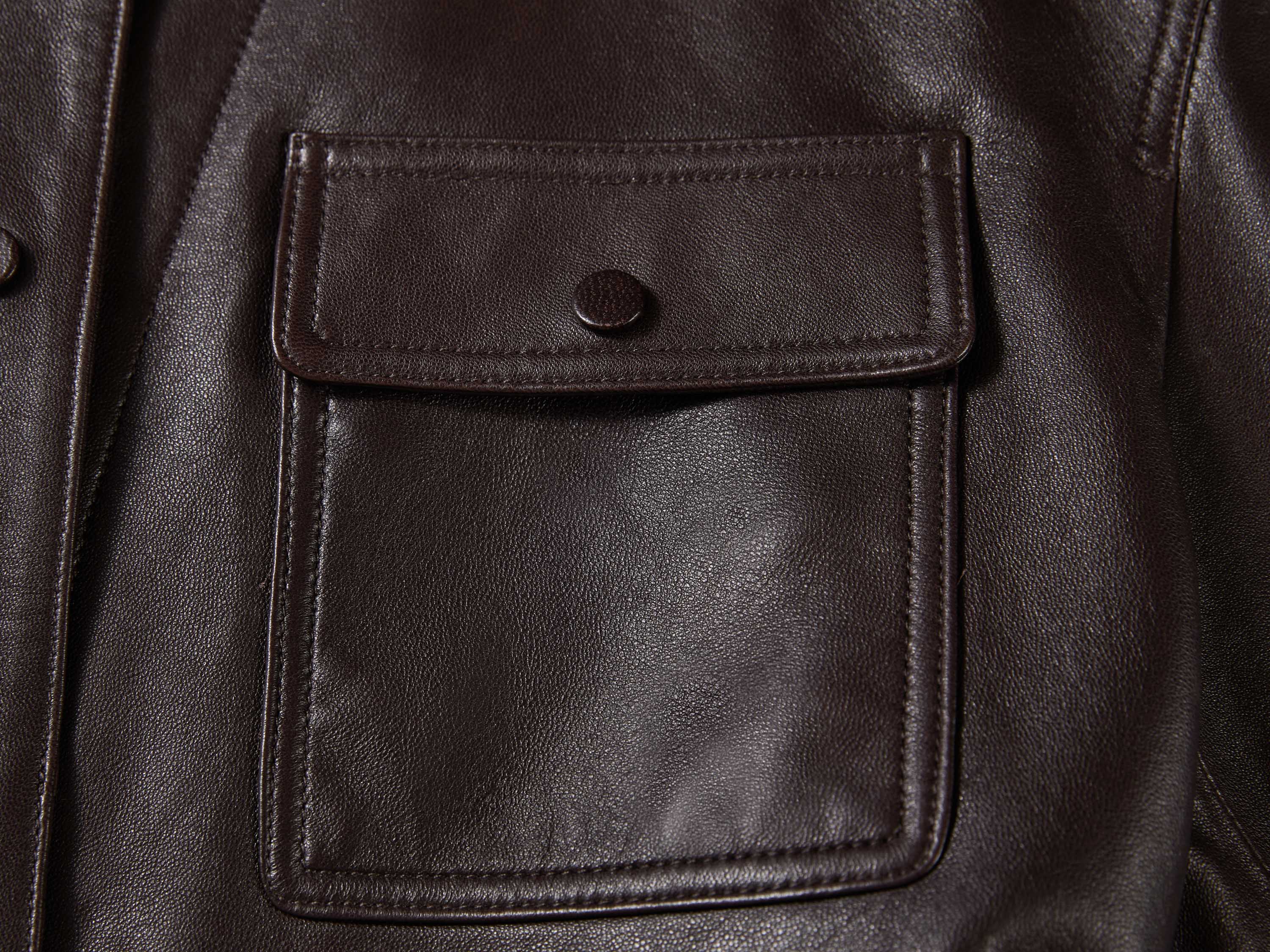 EP YAYING Sleek Modern Fitted Leather Jacket