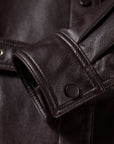 EP YAYING Sleek Modern Fitted Leather Jacket