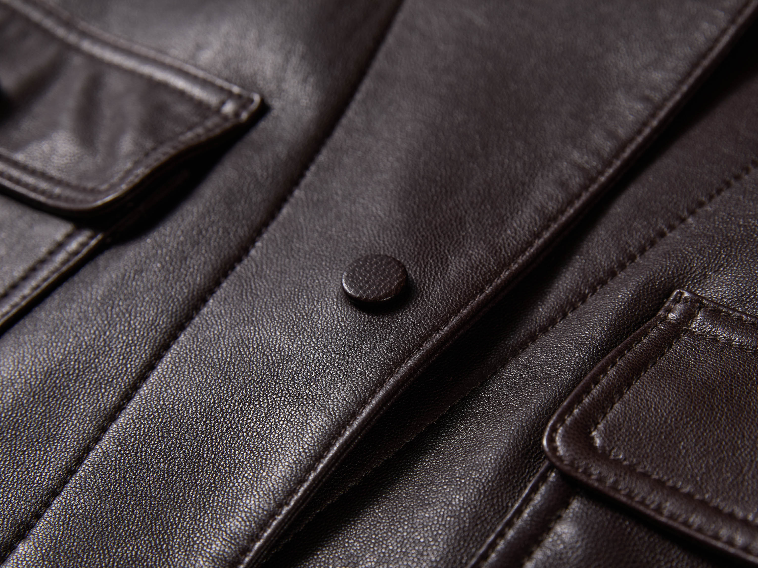 EP YAYING Sleek Modern Fitted Leather Jacket