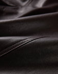 EP YAYING Sleek Modern Fitted Leather Jacket