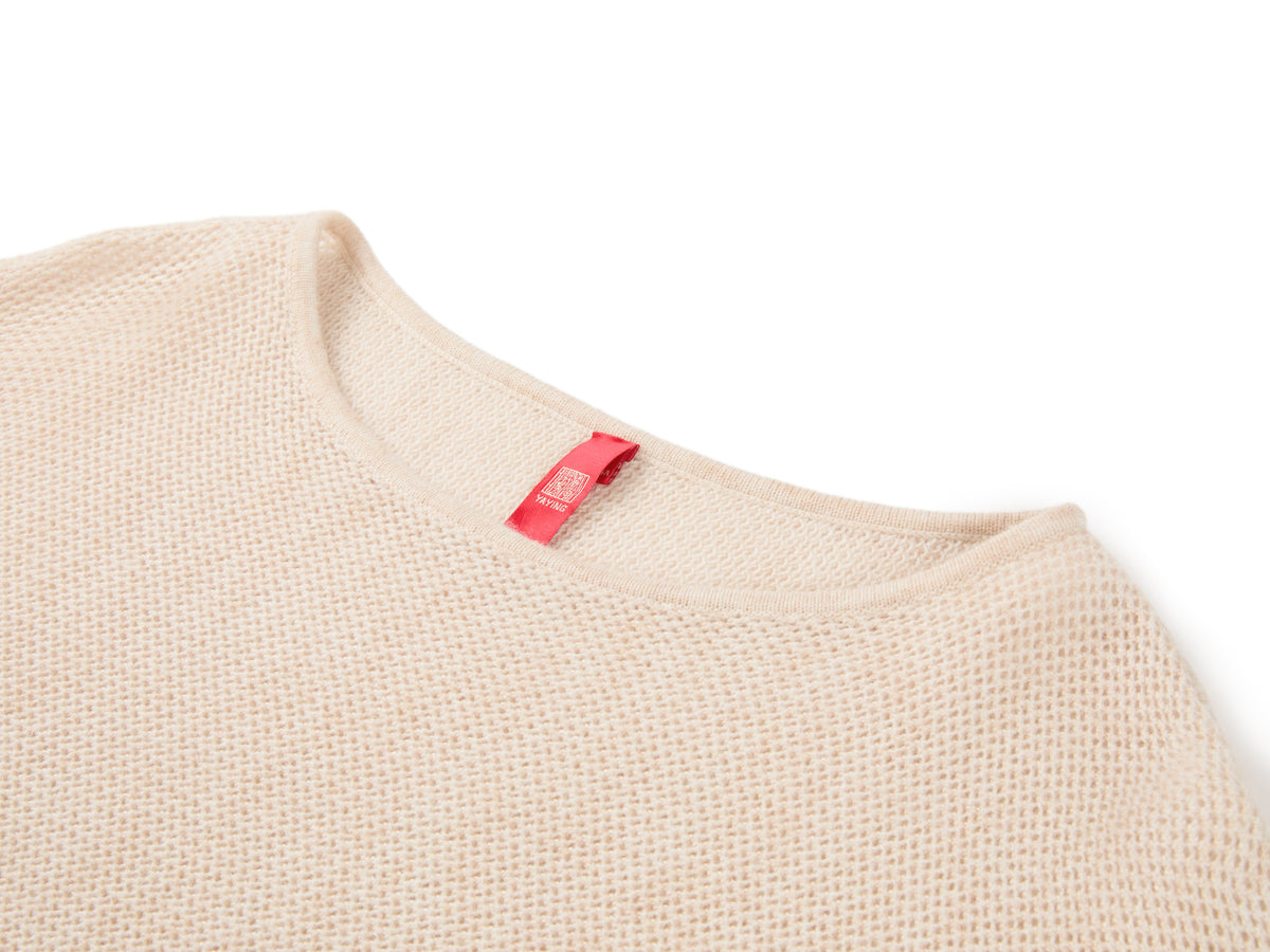 YAYING Lustrous Wool-Cashmere Two-Piece Set