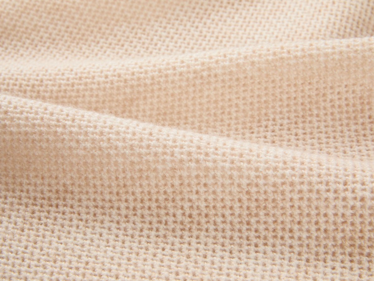 YAYING Lustrous Wool-Cashmere Two-Piece Set