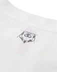 YAYING Chinese Style Panda Print Short Sleeve Silk Round Neck T-Shirt
