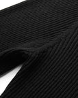 YAYING Silk Wool Ribbed Lace Trim Knit Top