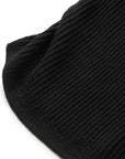 YAYING Silk Wool Ribbed Lace Trim Knit Top