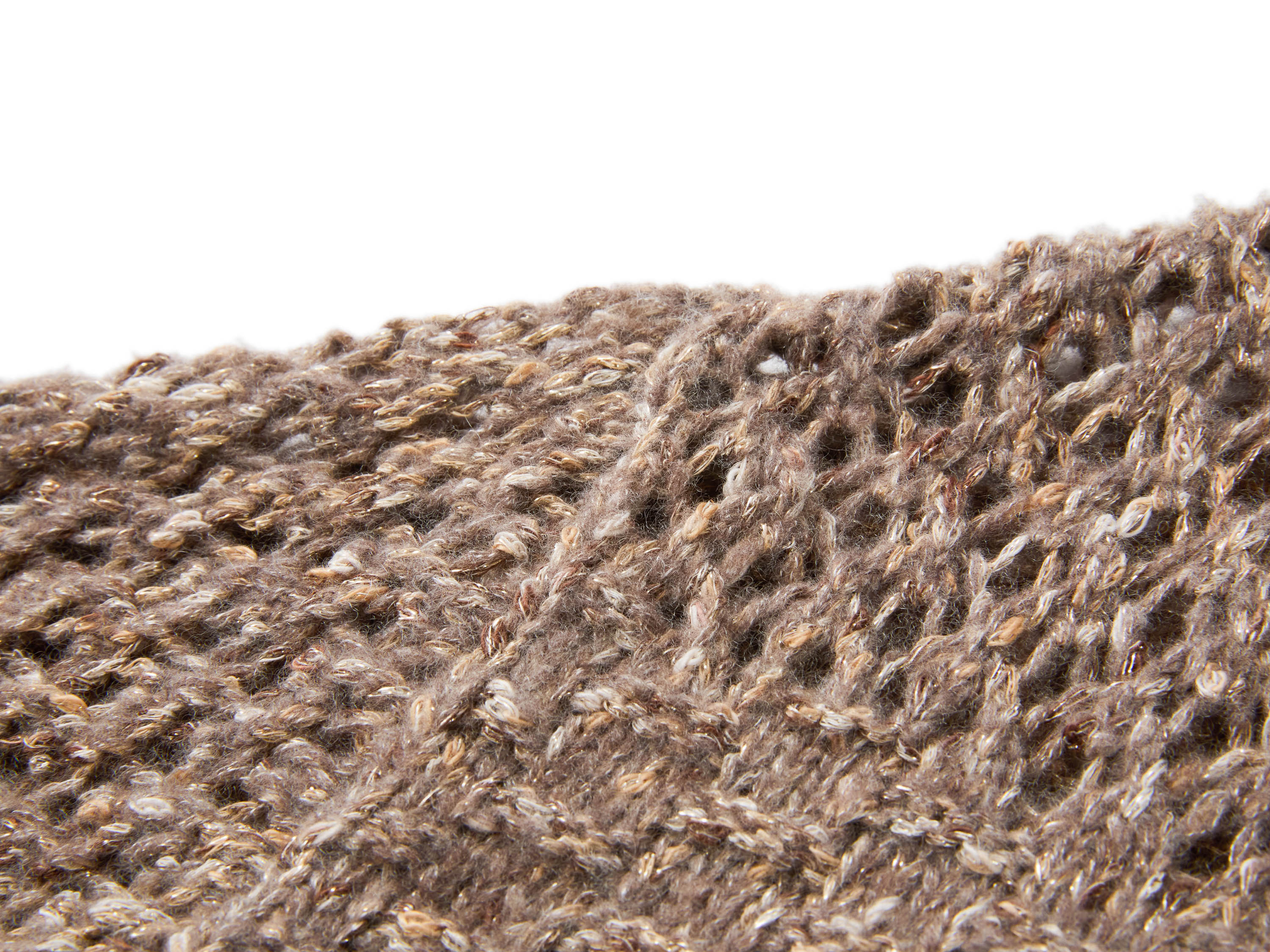 YAYING Silk Cashmere Openwork Knit Cardigan