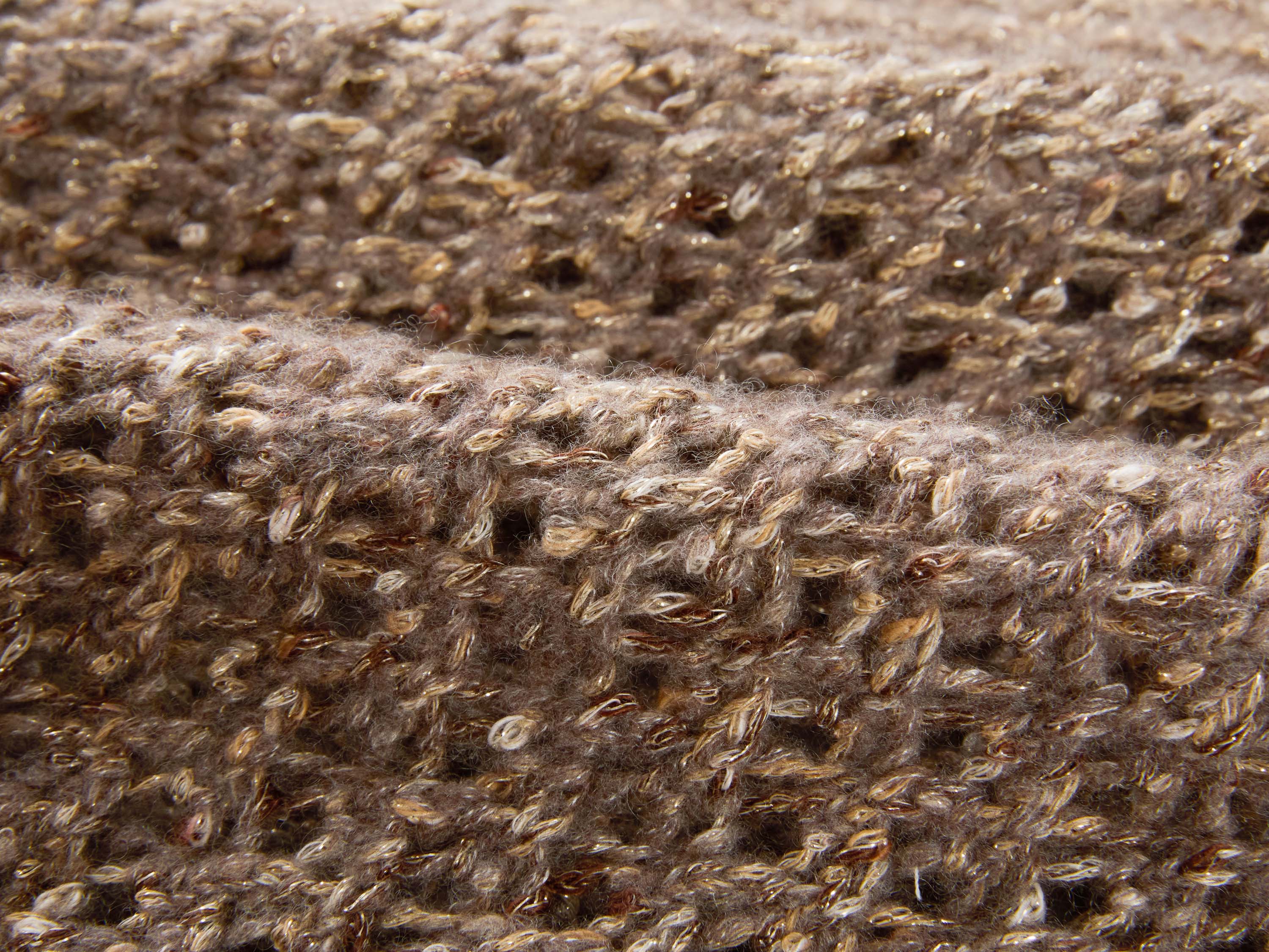 YAYING Silk Cashmere Openwork Knit Cardigan