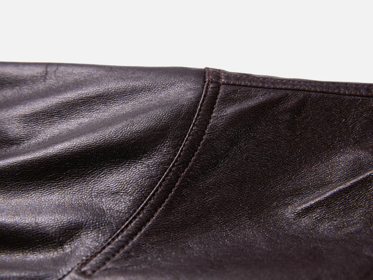 EP YAYING Glossy Sheepskin Hooded Jacket