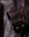 EP YAYING Glossy Sheepskin Hooded Jacket