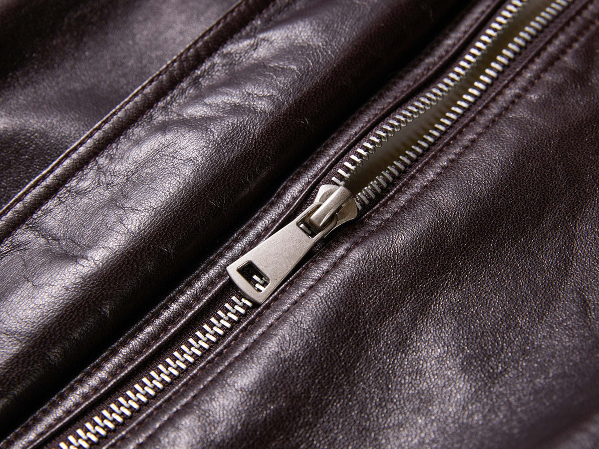 EP YAYING Glossy Sheepskin Hooded Jacket