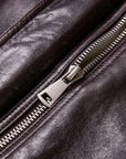 EP YAYING Glossy Sheepskin Hooded Jacket