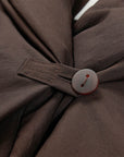 EP YAYING Shawl-Collar Belted Down Coat EGKIAY921AK