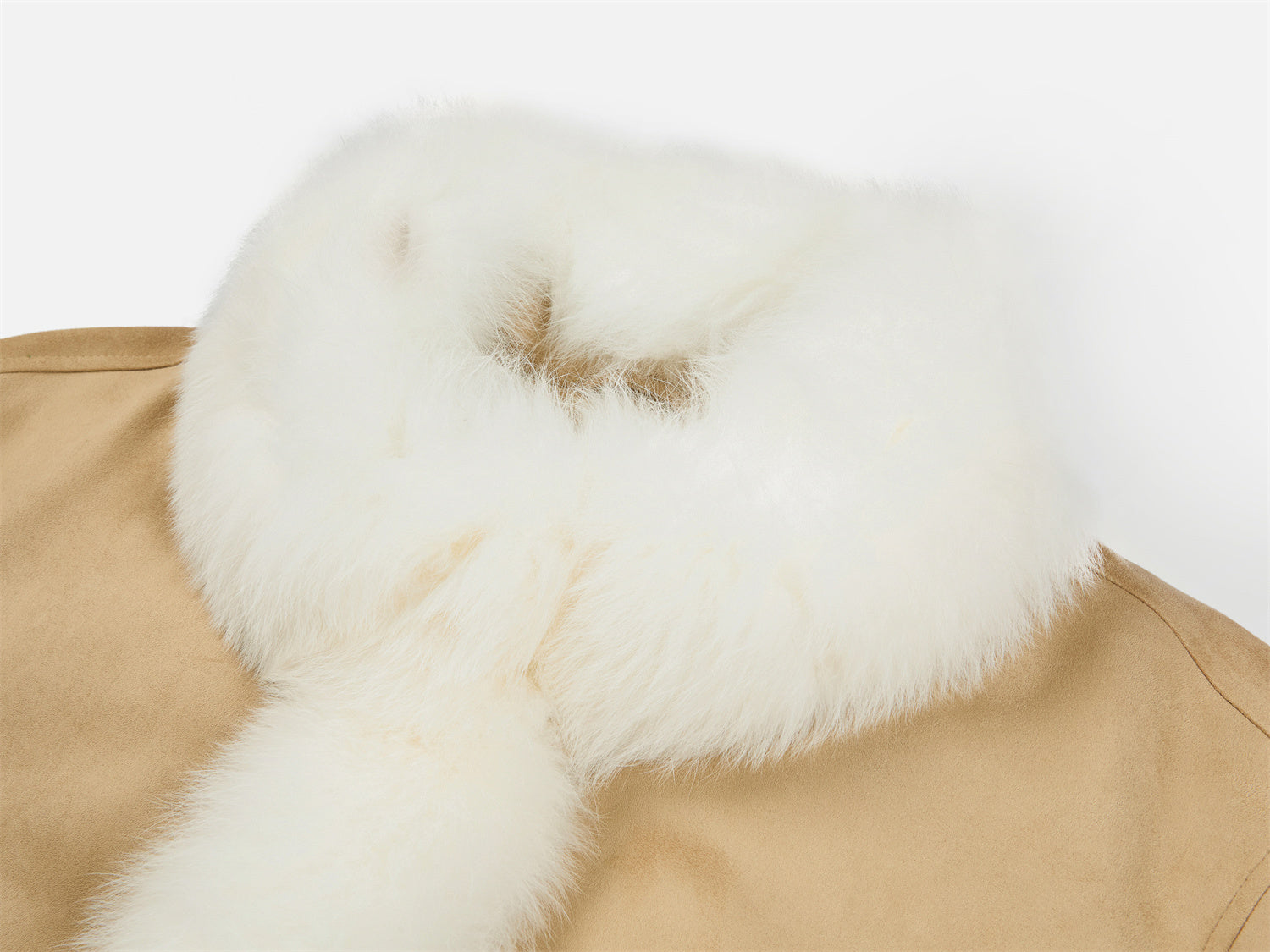 EP YAYING Fox Fur Short Coat EGKIAYQ01AT