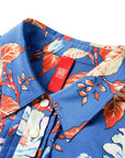 YAYING Blue Floral Shirt