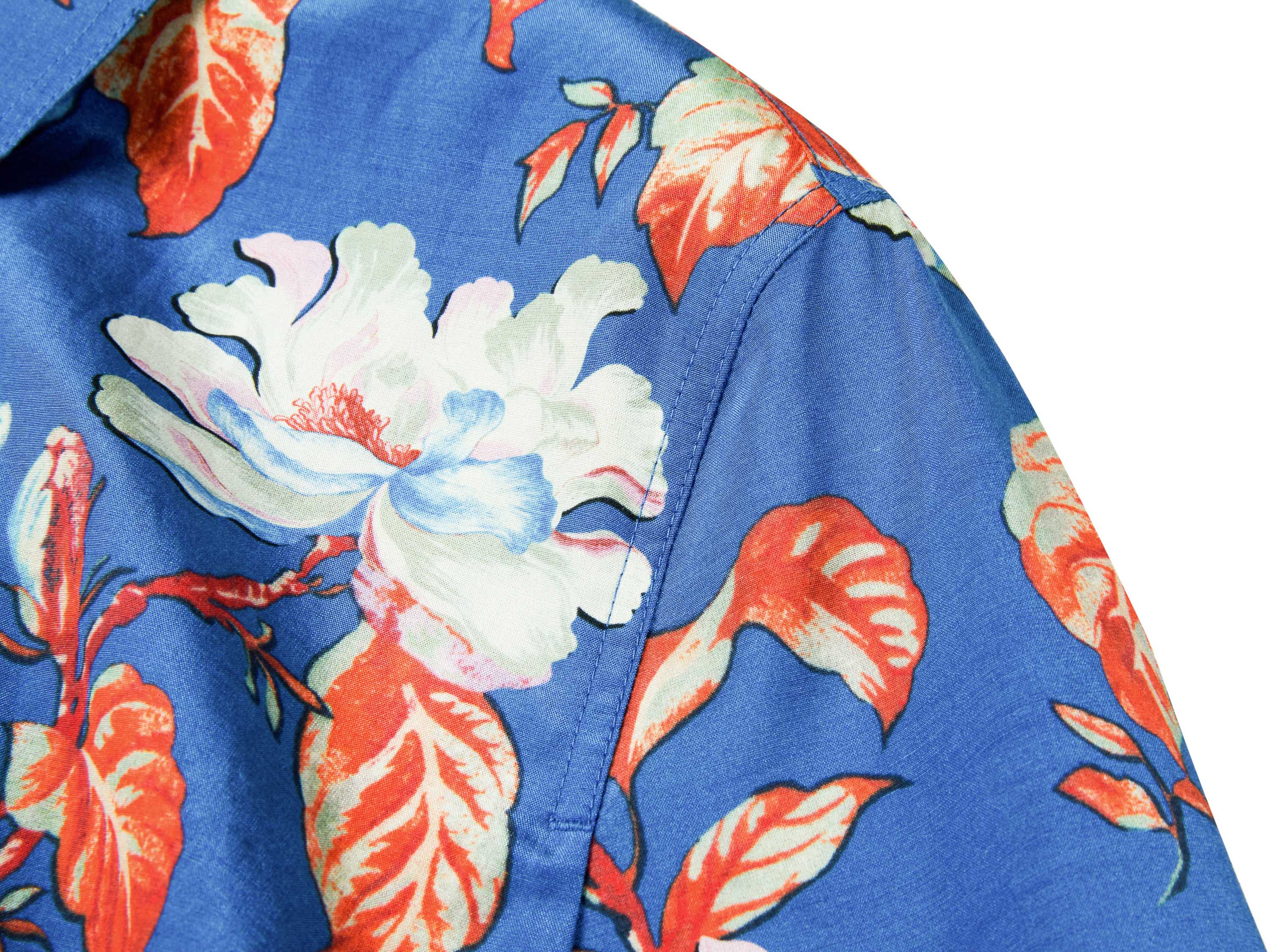 YAYING Blue Floral Shirt
