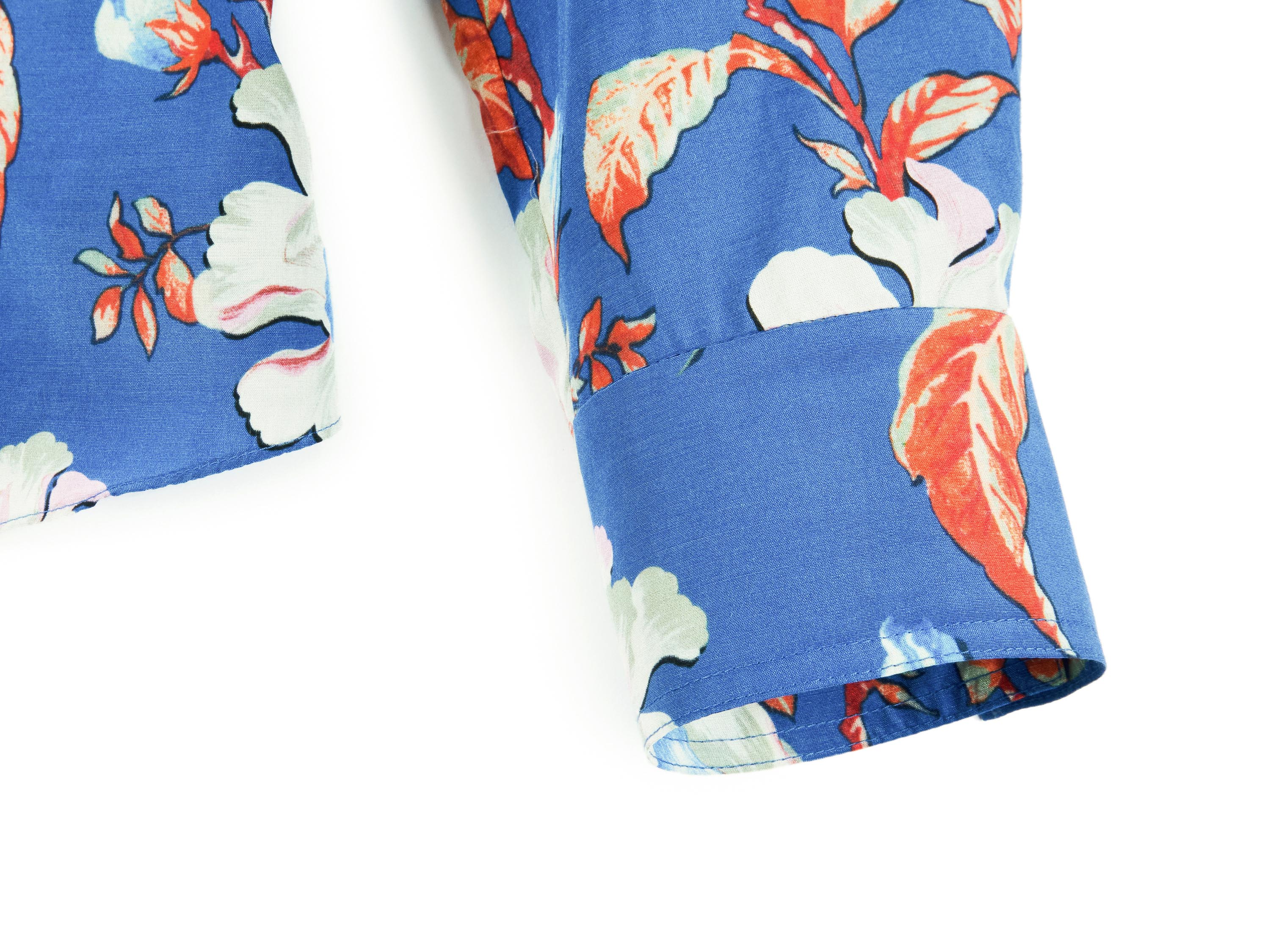 YAYING Blue Floral Shirt