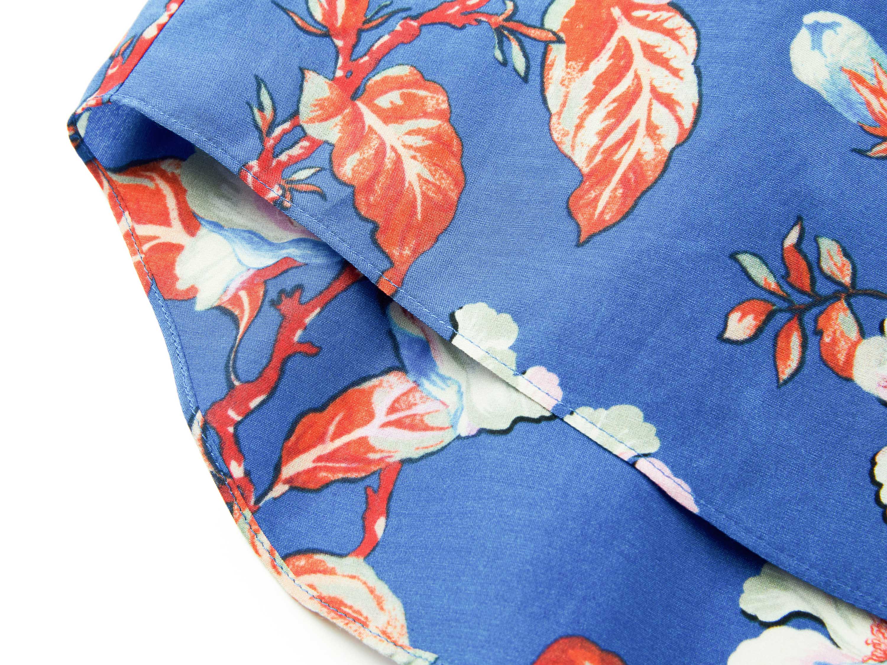 YAYING Blue Floral Shirt