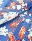 YAYING Blue Floral Shirt