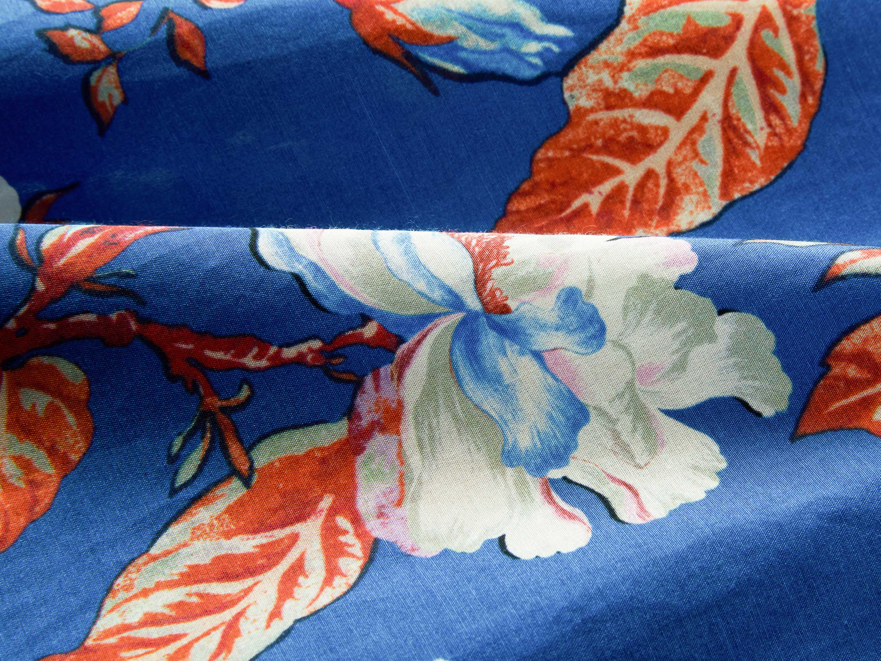 YAYING Blue Floral Shirt