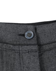 YAYING Twill Wool Straight-Leg Pants