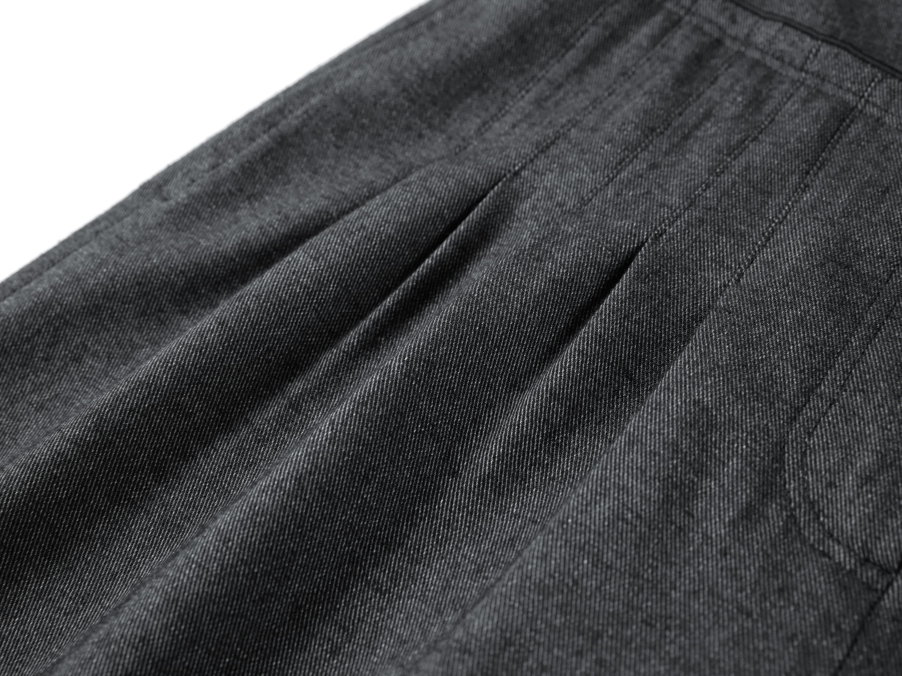 YAYING Twill Wool Straight-Leg Pants