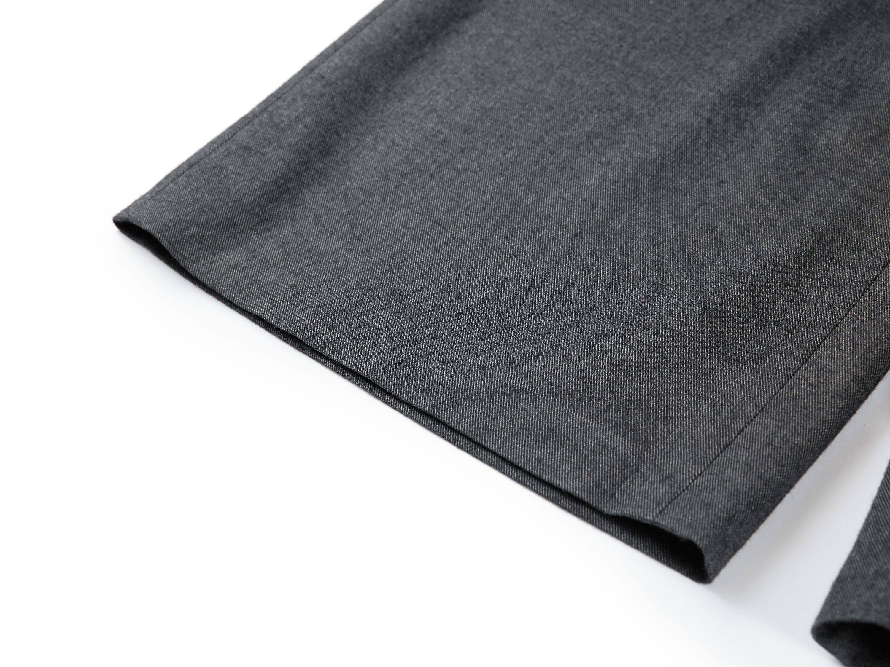 YAYING Twill Wool Straight-Leg Pants
