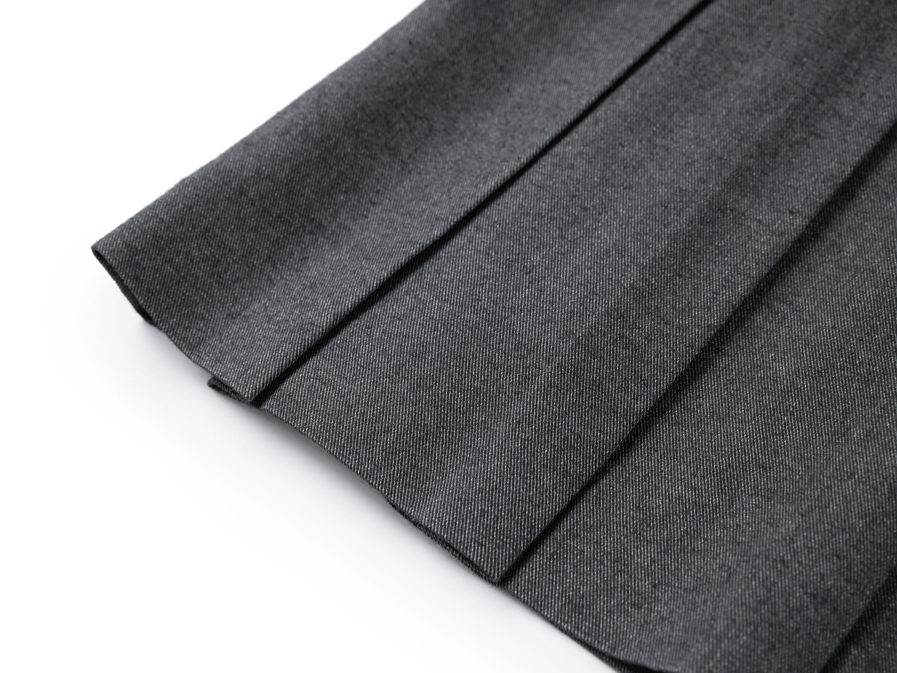 YAYING Wool Pleated Midi Skirt