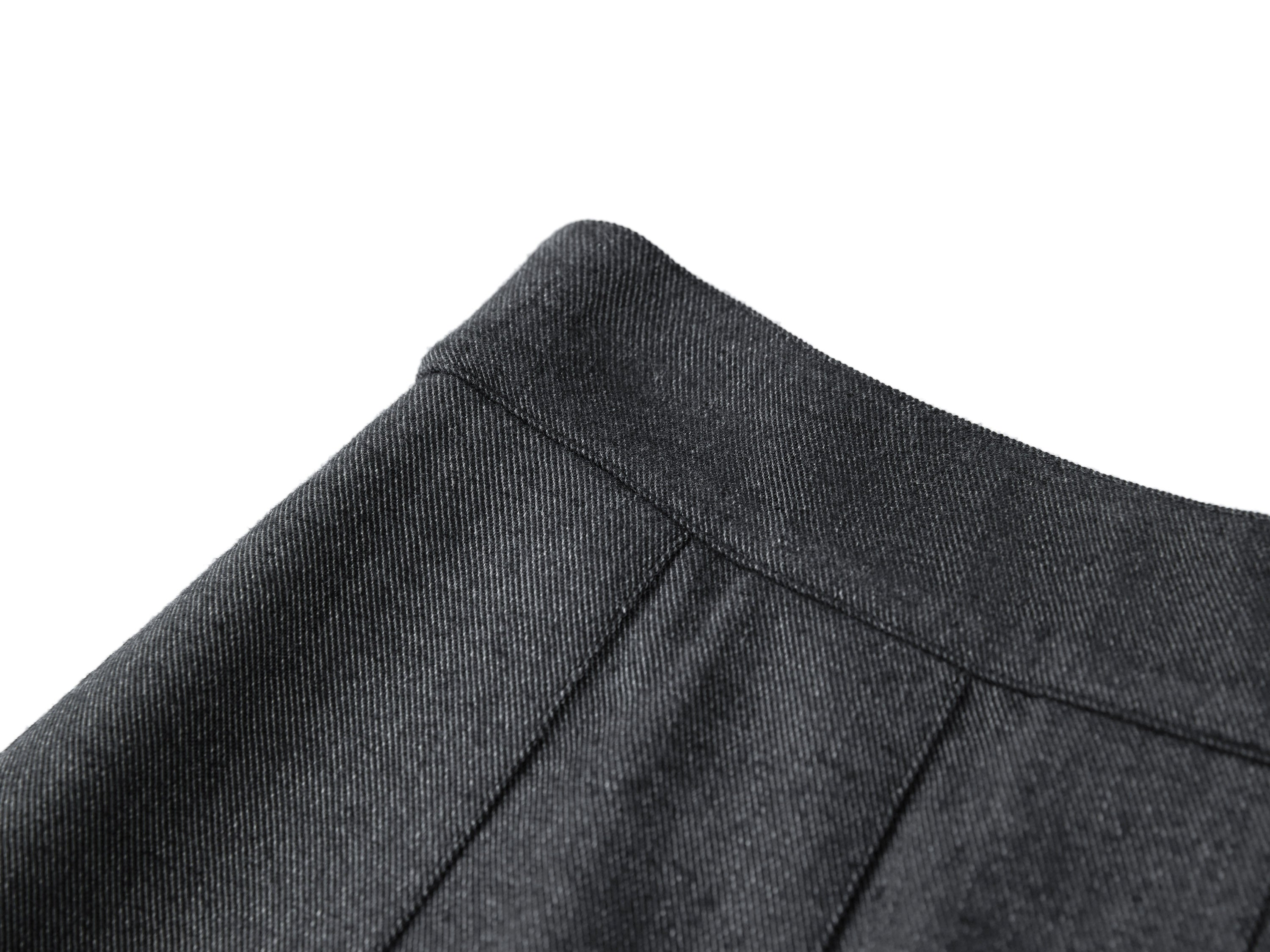 YAYING Wool Pleated Midi Skirt