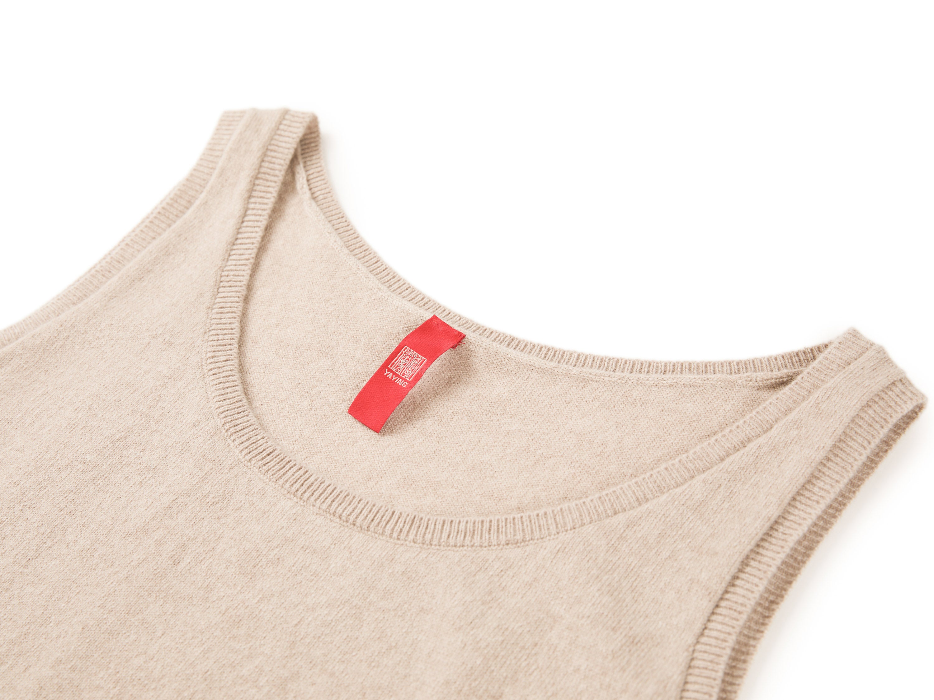 YAYING Classic H-Silhouette Cashmere Knit Vest