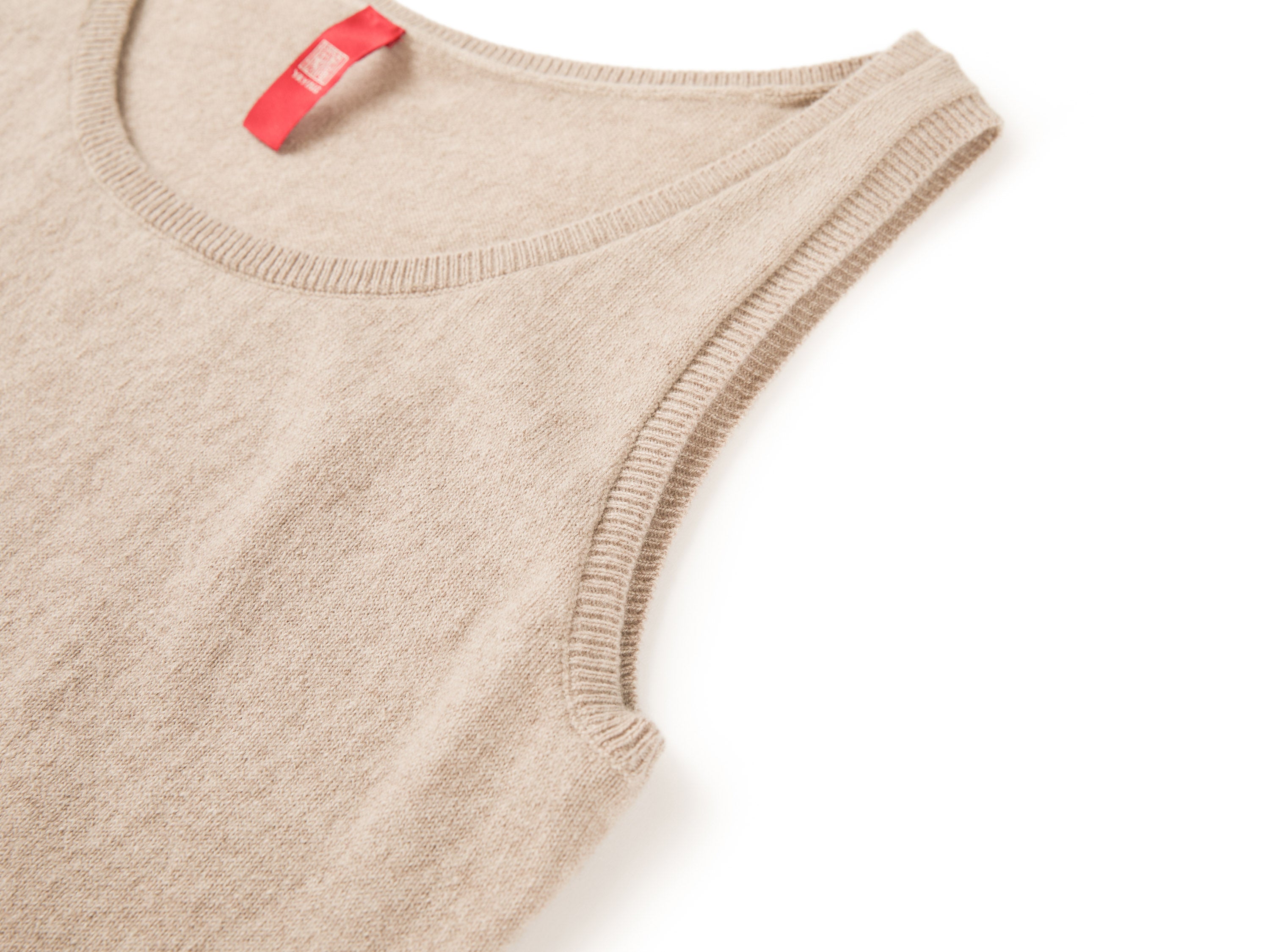 YAYING Classic H-Silhouette Cashmere Knit Vest