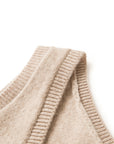YAYING Classic H-Silhouette Cashmere Knit Vest
