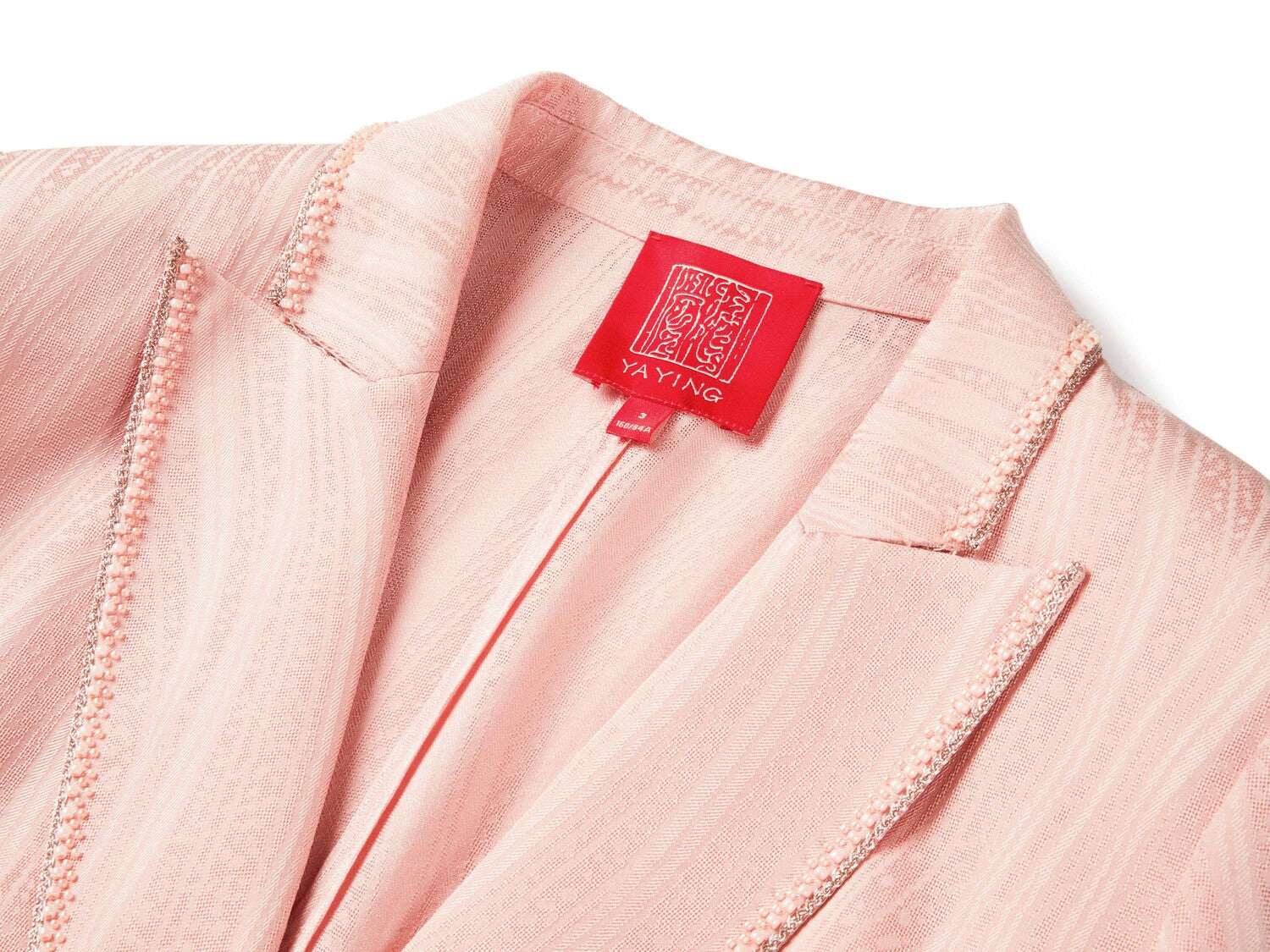 YAYING Silk Floral Jacquard Suit Jacket