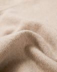 YAYING Oatmeal Embroidered Wool Cashmere Cardigan
