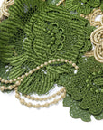 YAYING Green Floral Lace Skirt