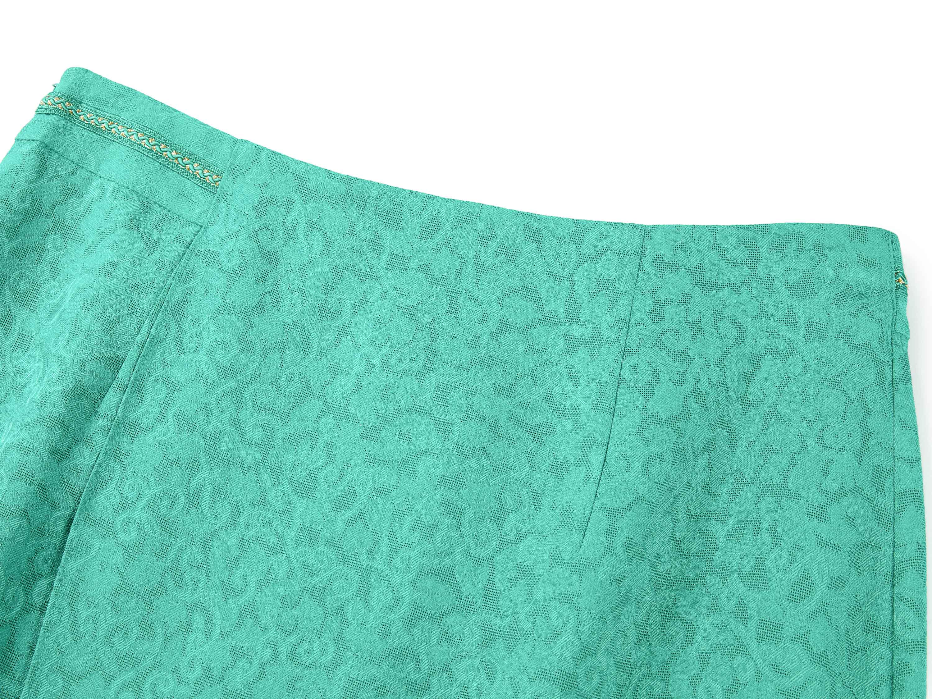 YAYING Green Slim Fit Skirt