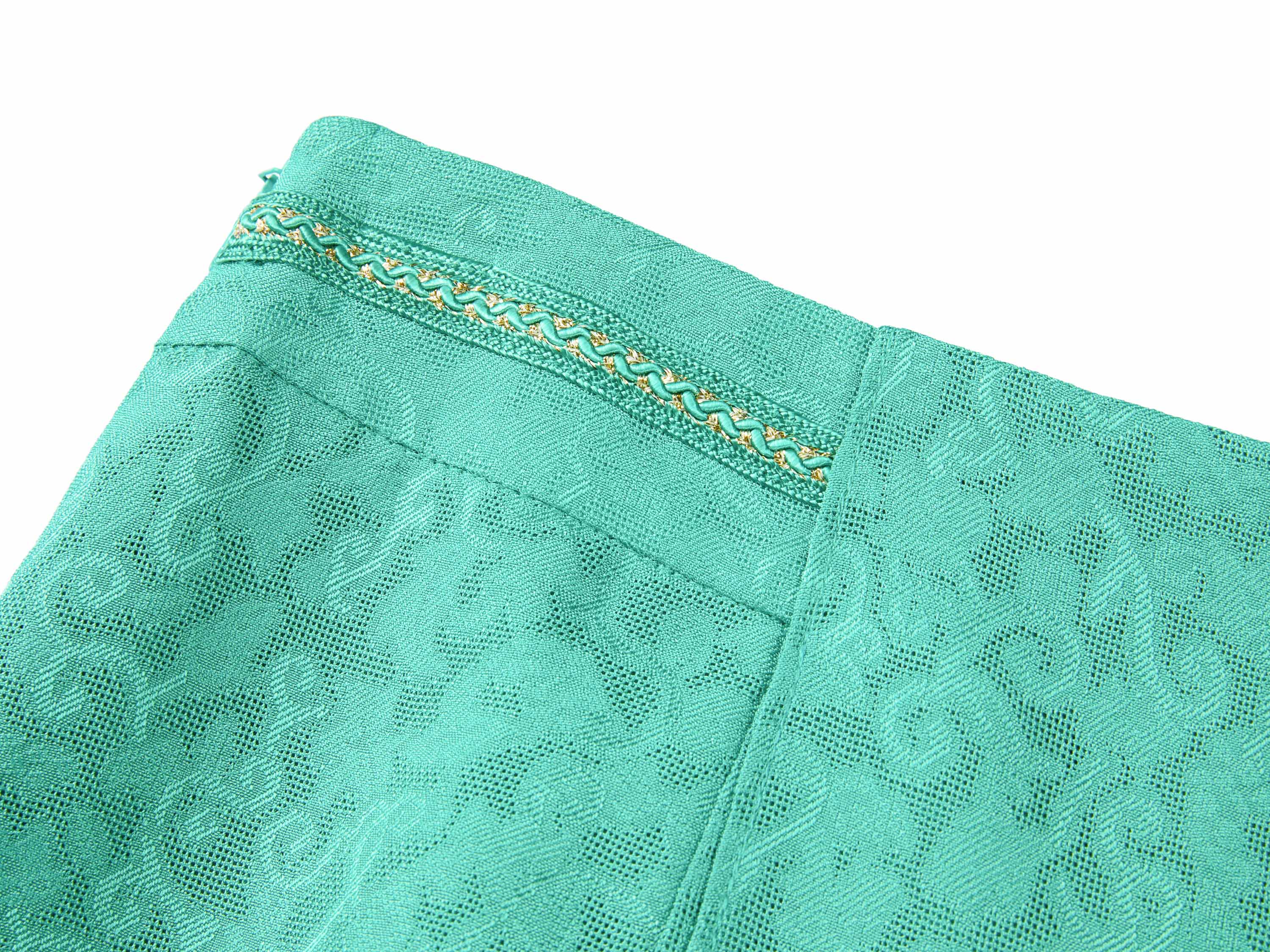 YAYING Green Slim Fit Skirt