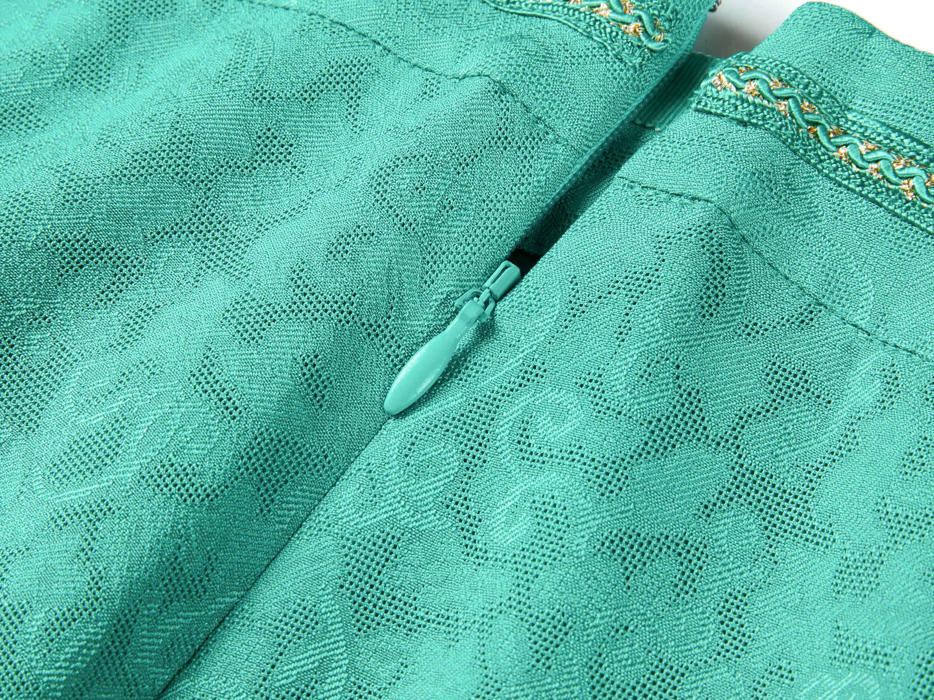 YAYING Green Slim Fit Skirt