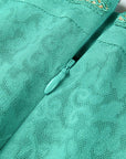 YAYING Green Slim Fit Skirt