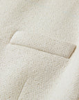 EP YAYING Chinese-Style Stand-Collar Wool Fitted Blazer