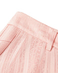 YAYING Pink Pleated Trousers