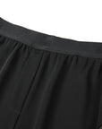 YAYING Black Elastic Waist Trousers