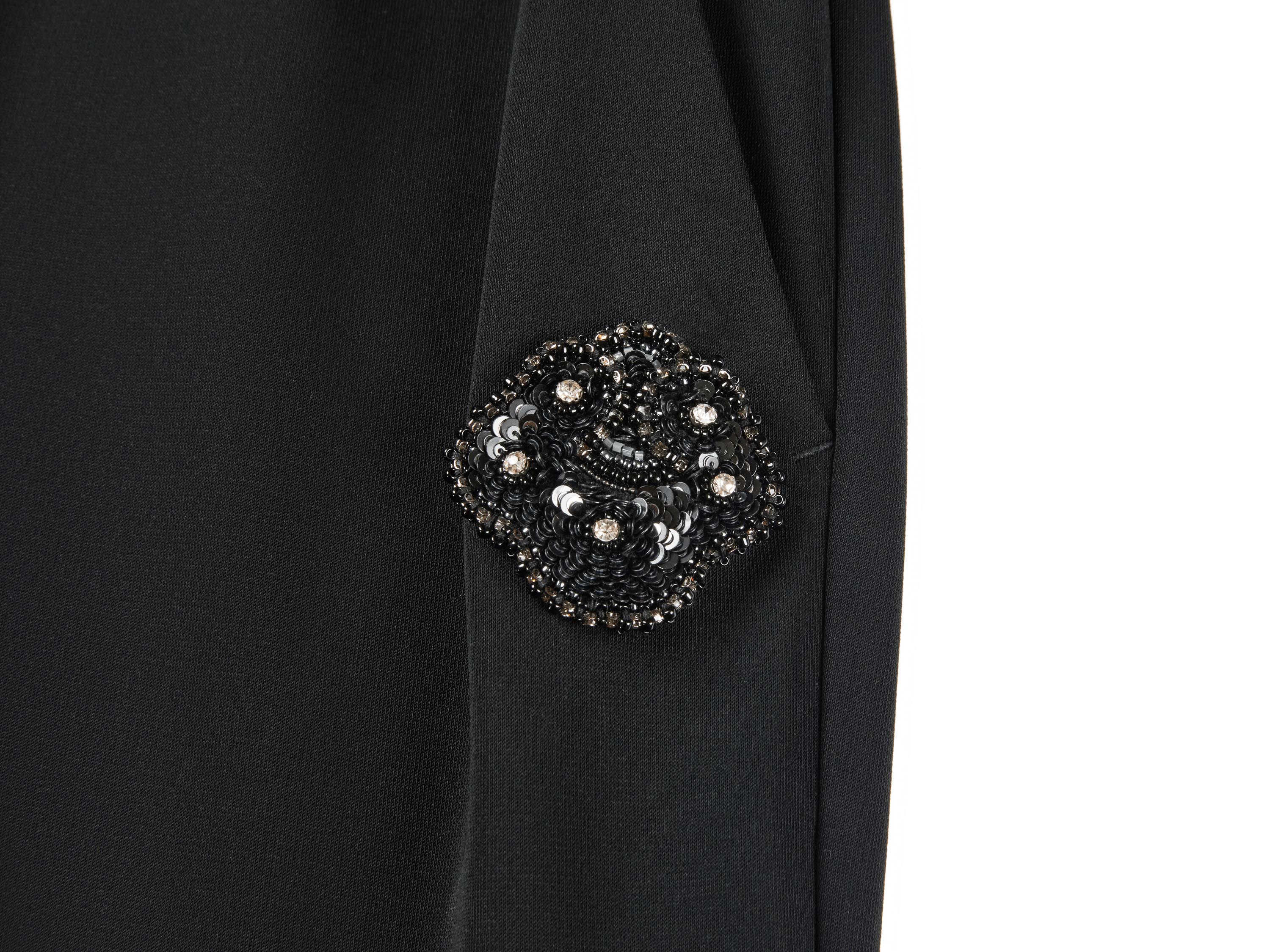 YAYING Black Elastic Waist Trousers