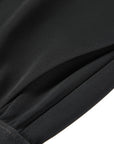 YAYING Black Elastic Waist Trousers