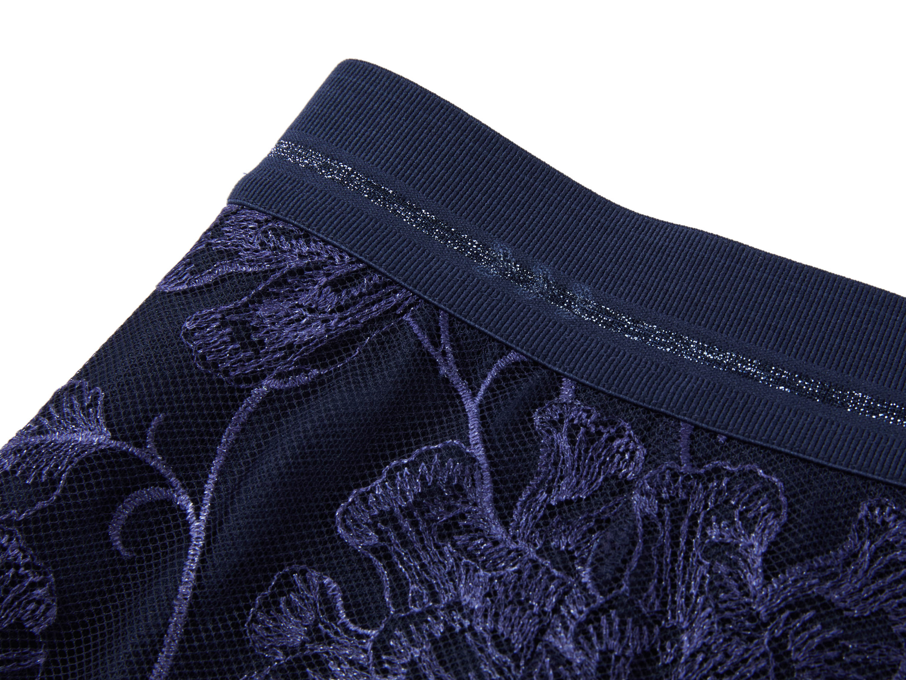 YAYING Navy Lace Skirt