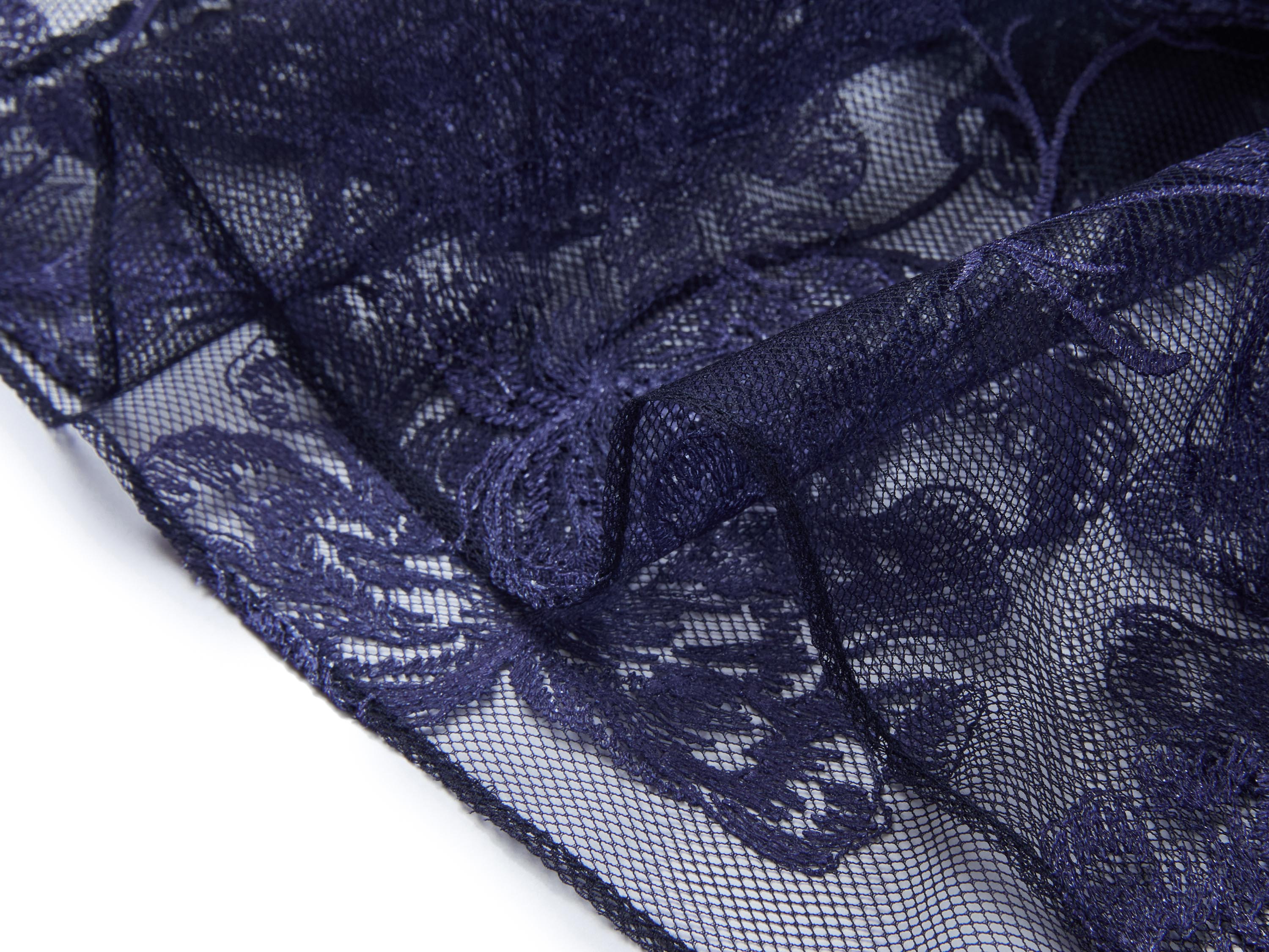 YAYING Navy Lace Skirt